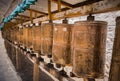 Kora Prayer wheels Royalty Free Stock Photo