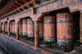 Kora Prayer wheels Royalty Free Stock Photo