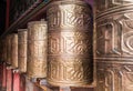 Kora Prayer wheels Royalty Free Stock Photo