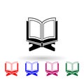 Koran (al quran) multi color icon. Simple thin line, outline of ramadan icons for ui and ux, website or mobile application