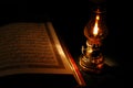 Koran and the lantern