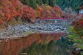 Korankei in autumn season.