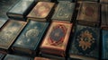 Korans displayed in a sacred setting Royalty Free Stock Photo