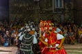 Korcula, Croatia, July 27, 2020: Performance of traditional More