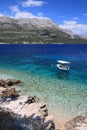 Korcula Island landscape, Croatia Royalty Free Stock Photo