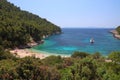 Korcula Island summer landscape, Croatia Royalty Free Stock Photo