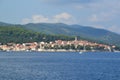 Korcula town and island in Dalmatia, Croatia