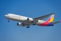 Korea ASIANA Airlines Airplane Royalty Free Stock Photo