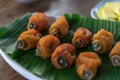 Korea dried persimmon on disk