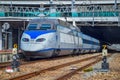 Korea High Speed Rail Trains Royalty Free Stock Photo