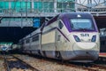 Korea High Speed Rail Trains Royalty Free Stock Photo