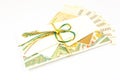 Korea money with Gift envelope on white background