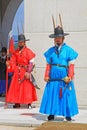 Korea Royal Guard at Gyeongbokgung Palace