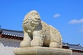 Korea Seoul Gyeongbokgung Palace Haechi Statue