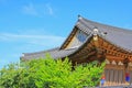 Korea Traditional Folk House Royalty Free Stock Photo