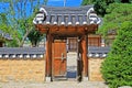 Korea Traditional Folk House Royalty Free Stock Photo