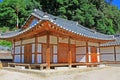 Korea Traditional Folk House Royalty Free Stock Photo