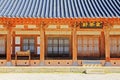 Korea Traditional Folk House Royalty Free Stock Photo