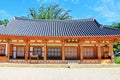 Korea Traditional Folk House Royalty Free Stock Photo