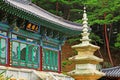 Korea Tranditional Buddhist Temple Royalty Free Stock Photo