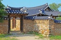 Korea UNESCO World Heritage Sites - Hahoe Folk Village Royalty Free Stock Photo