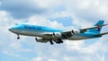 Korean Air Boeing 747-8 arriving in Frankfurt