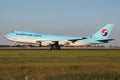 Korean Air Cargo Boeing 747-400F Royalty Free Stock Photo