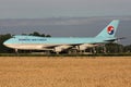 Korean Air Cargo Boeing 747-400F Royalty Free Stock Photo