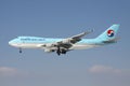 Korean Air Cargo Boeing 747-400F Royalty Free Stock Photo