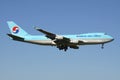 Korean Air Cargo Boeing 747-400F Royalty Free Stock Photo