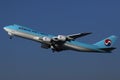 Korean Air Cargo taking off