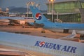 Korean air - Incheon airport Seoul, Korea Royalty Free Stock Photo