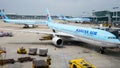 Korean Air planes at Incheon airport