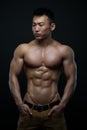 Korean athlete Royalty Free Stock Photo