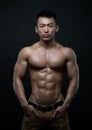 Korean athlete Royalty Free Stock Photo