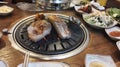 Korean barbecue pork belly, Samgyeopsal-gui Royalty Free Stock Photo