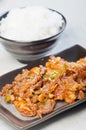 Korean beef barbeque Royalty Free Stock Photo