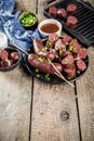 Korean blood sausage soondae Royalty Free Stock Photo