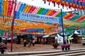 Korean buddhist temple Royalty Free Stock Photo