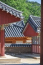 Judgment Hall (Myeongbujeon) left & prayer room (back right