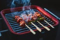 Korean Chicken Barbeque BBQ Skewers