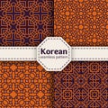 Korean or Chinese tradition vector seamless