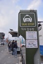 Korean city Taxi transportation