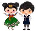 Korean couple costumes