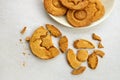 Korean Dalgona honeycomb sugar cookies and to play new trend candy challenge