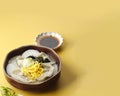 Korean Dumpling and Rice Cake Soup, Mandu Tteok Guk Royalty Free Stock Photo