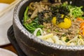 Korean Food Bibimbap Royalty Free Stock Photo