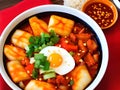 korean food rice soup, korean food style