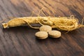 Korean ginseng Royalty Free Stock Photo