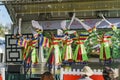 Korean girls dancing on the stage for Lotus Festival Echo Park